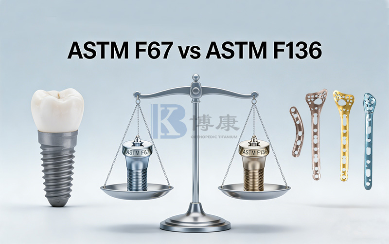 ASTM F67 ve ASTM F136: Tıbbi Titanyum Malzemelerine İlişkin Kapsamlı Bir Kılavuz